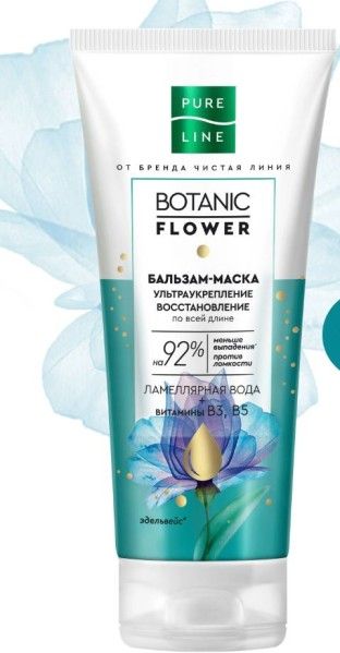 Изображение товара Бальзам-маска для волос Ультраукрепление и восстановление Чистая линия 200мл Бальзам-маска для волос Ультраукрепление и восстановление Чистая линия 200мл фотография