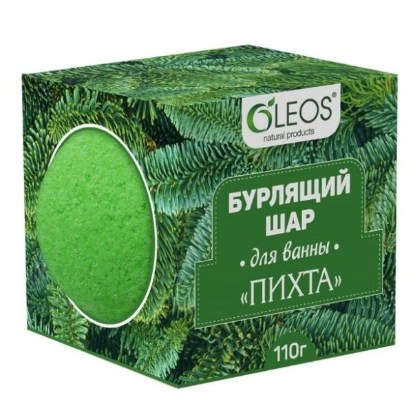 Изображение товара Бурлящий шар Пихта Oleos 110г Бурлящий шар Пихта Oleos 110г фотография